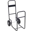 Firewood Cart,fireplace log rolling cart,wood rack with pneumatic wheels,rolls up and down stairs,heavy duty in door outdoor rolling cart