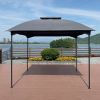 10x10 Ft Outdoor Patio Garden Gazebo Canopy, Outdoor Shading, Gazebo Tent With Curtains
