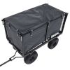 Garden Cart Liner Dark Gray 31.9"x16.1"x15.7" Fabric